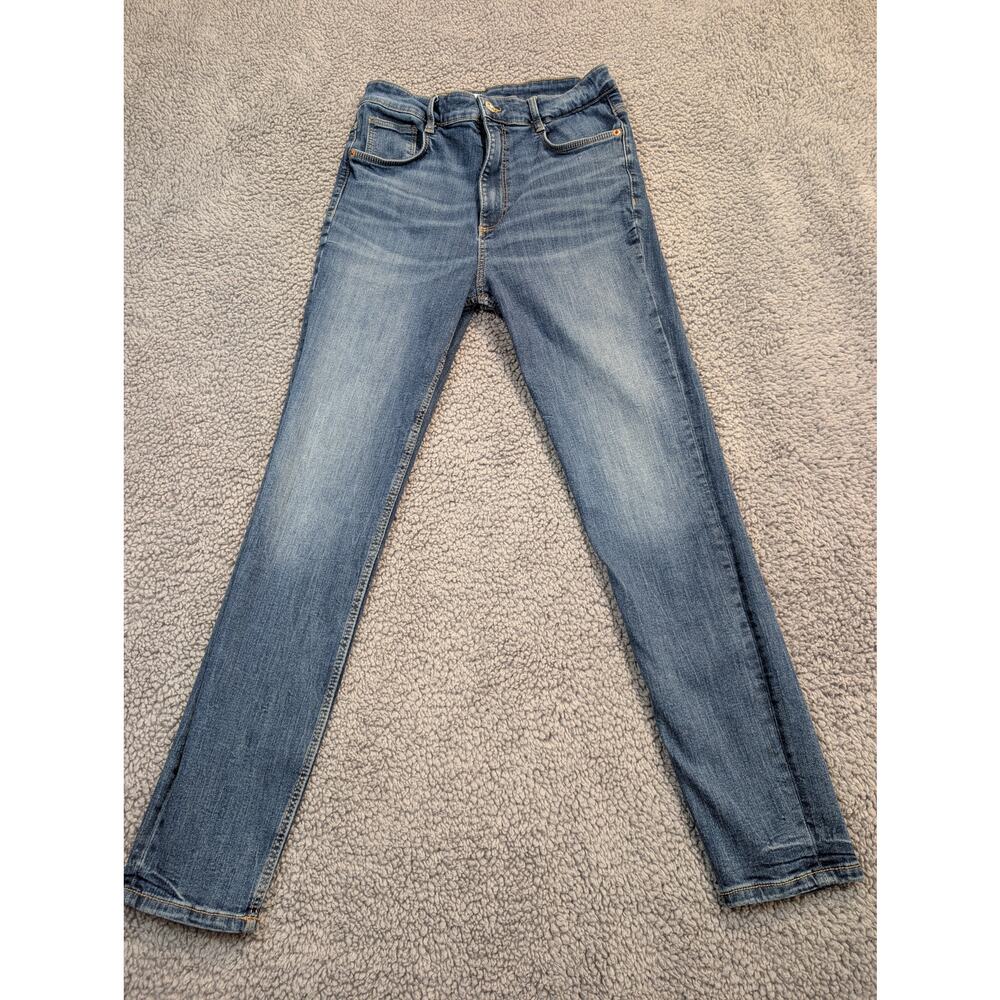 Zara Jeans Women's Size 8 Blue Skinny Ankle (0574)